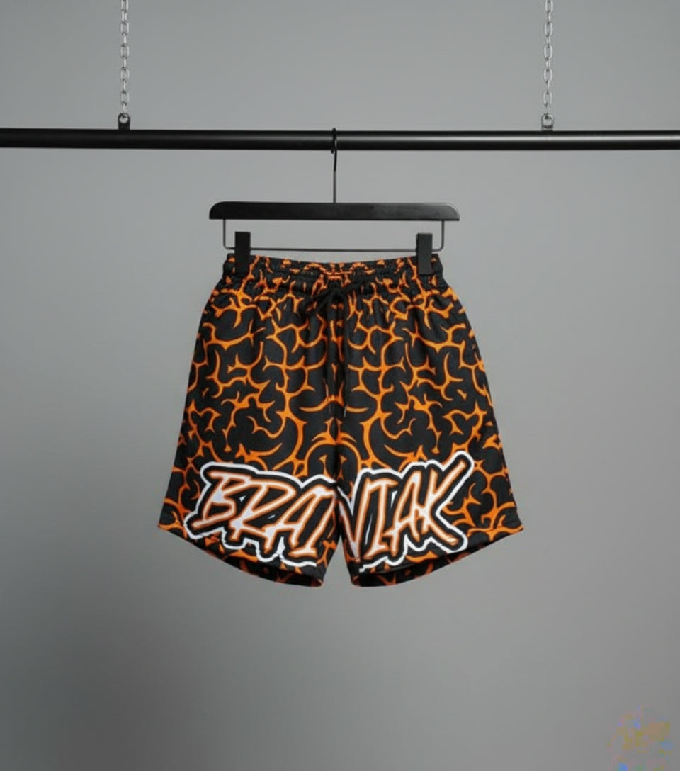 Lava Orange Brainiak Short