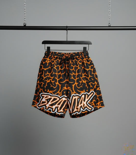 Lava Orange Brainiak Short